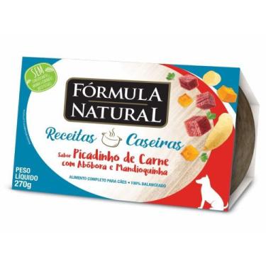 Imagem de Ração Úmida Fórmula Natural Receitas Caseiras para Cães Adultos Picadi