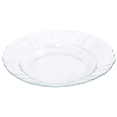 Imagem de Jogo 4 Pratos Fundos Vidro Transparente Sopas 20cm Nunestar