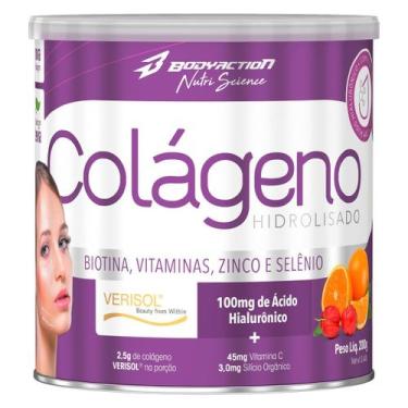 Imagem de Colágeno Verisol Com Hialurônico - 200g Laranja com Acerola - BodyActi