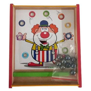 Imagem de Palhaço Equilibrista Bola de Gude Brinquedo Educativo - TRALALA