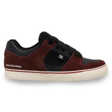 Imagem de Tênis DC Shoes Couse XL WT25 Bordo/Off White, 39, Vermelho escuro