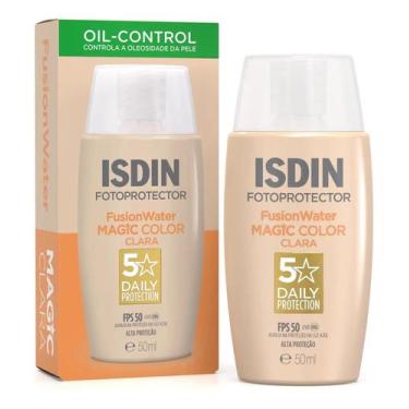 Imagem de Protetor Solar Facial Isdin Fusion Water 5 Stars Color FPS 50 Cor Clar