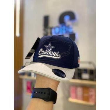 Imagem de Boné azul com aba bege - LS STORE 