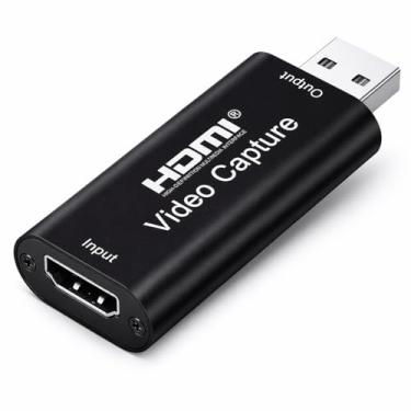 Imagem de Placa de Captura HDMI para USB 3.0 Full HD 1080p 60fps – Adaptador Cam Link para Streaming, Gravação de Vídeo e Áudio – Compatível com Câmeras, Consoles, PC, Notebook, Windows, Mac e Linux