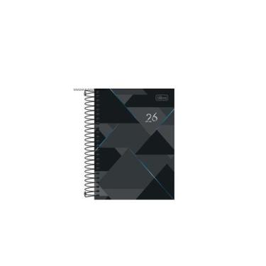 Imagem de Agenda 2026 Spot Espiral M5 Pequena Preto/cinza Tilibra