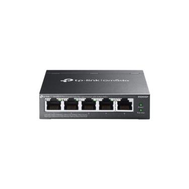 Imagem de Switch Poe Gerenciável de 5 Portas Gigabit ES205GP com 4 Poe+ 65W e Gerenciamento Omada TP-Link