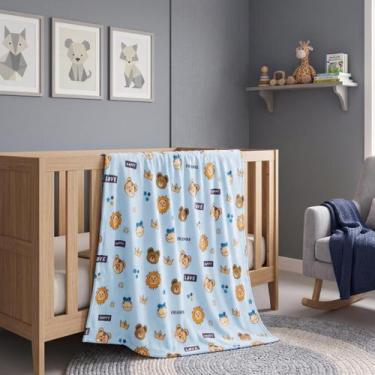 Imagem de Cobertor Bebê Antialérgico Grosso Kyor Plus Baby Jolitex 0,90x1,10m Qu