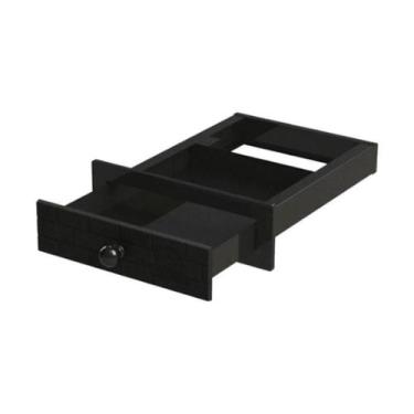 Imagem de Gaveta Cinzeiro em Ferro Tijolinho 47x32,5x4,5cm Preto para Churrasque