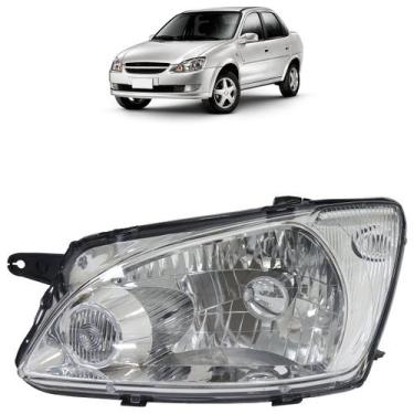 Imagem de Farol Dianteiro Classic 2011 A 2016 Máscara Cromada - Automotive Impor