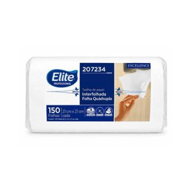 Imagem de Papel Toalha Interfolhado Folha Quádrupla Softys Elite Excellence Com 