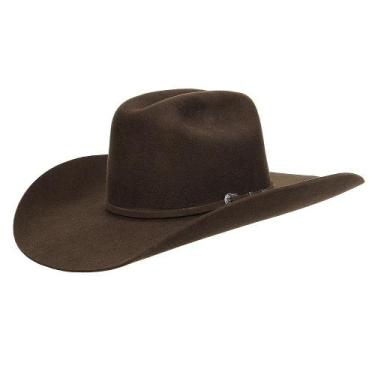 Imagem de Chapéu Feltro Premium 3x Super Bull Marrom Forrado Stetson 31439, 58, 