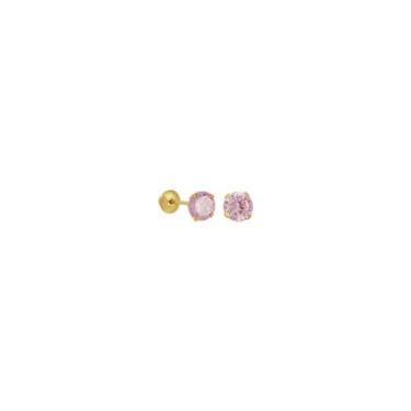 Imagem de Brinco Infantil Ouro 18K com Zircônia 2,5MM - AU3124 - BRUNA TESSARO J