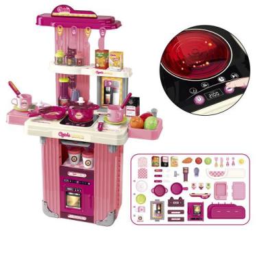 Imagem de Maleta Cozinha Divertida Plus Infantil Com Luz - DM TOYS