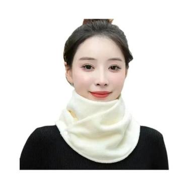 Imagem de Cachecol Térmico De Fleece Para Inverno, Protetor Contra Frio, Para Es