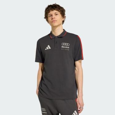 Imagem de Camisa Adidas Polo DNA Audi Cinza Escuro, GG