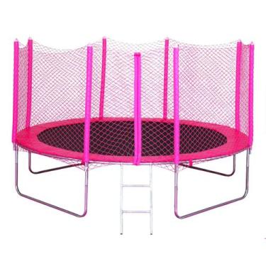 Imagem de CAMA ELASTICA 3,05 M 100% NACIONAL SUPORTA ATÉ 180 kg ROSA PINK FECHAM