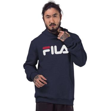 fila navy moletom com capuz