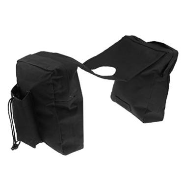 Imagem de MonkeyJack Bolsa regata Saddlebag Saddle Bags para Honda Yamaha Suzuki Harley ATV - Preta