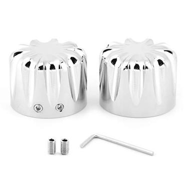 Imagem de Aramox 2 peças 29 mm / 1,14 pol. Tampa de porca galvanizada para o eixo frontal motocicleta adequada para passeios