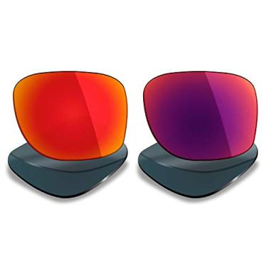 Imagem de 2 pares de lentes polarizadas de substituição da Mryok para óculos de sol Oakley Holbrook Metal – Opções