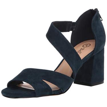 Imagem de Bella Vita Sandália feminina com salto, Couro de camurça azul-marinho, 6.5 X-Wide