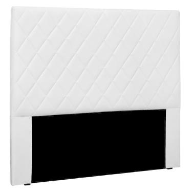 Imagem de Cabeceira Casal 1,40m Esmeralda Corano Branco