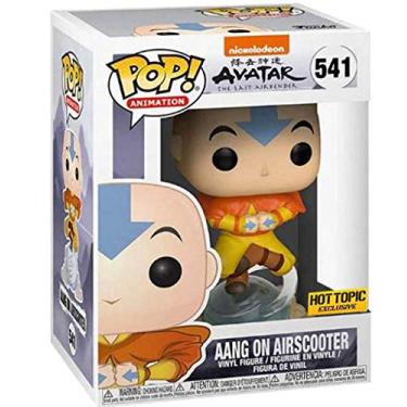 Imagem de Avatar: The Last Airbender - Aang on Airscooter Hot Top Exclusive - Bundled with Pop Box Protector