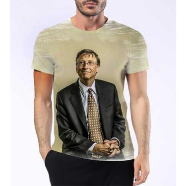 Imagem de Camisa Camiseta Bill Gates Magnata Milionário Vencedor Hd 8 - Estilo K