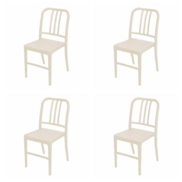 Imagem de Kit 4 Cadeira Navy OR Design Cinza