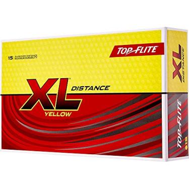 Imagem de Top-Flite Bolas de golfe amarelas 2019 XL Distance – pacote com 15