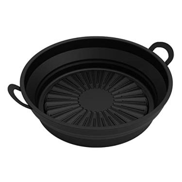 Imagem de Cesta Air Fryer Silicone | 8.5inches/21.59cm Air Fryer Pot Inserção Antiaderente - Acessórios forno cesta fritadeira resistente ao calor, substituição papéis forro
