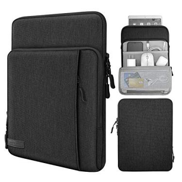 Imagem de MoKo Bolsa para tablet de 9 a 11 polegadas com bolsos de armazenamento serve para iPad Pro M4/iPad Air M2 2024 de 11 polegadas, iPad Air 5/4 10,9, iPad Pro 11, iPad 10/9/8th 10,9/10.2, Tab S8/S9 11,