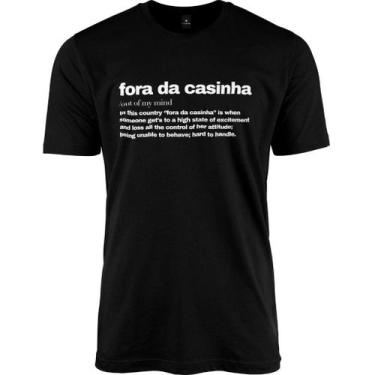 Imagem de Camiseta Masculina Malha Algodão Estampada - Fora Da Casinha - Lavíbor
