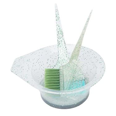 Imagem de Conjunto de tintura de cabelo de 3 peças, kit de tintura de cabelo de salão premium, tigela de mistura de cores de cabelo, escovas de tingimento, pente de cauda afiada, pincel aplicador de cor de cabelo suprimentos de cabeleireiro