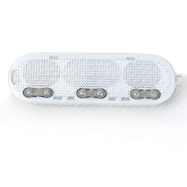 Imagem de JESYMBX Lâmpada de leitura automática de 3 botões com redoma interna para Nissan Qashqai Sunny Micra/março Renault Dacia