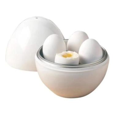 Imagem de Pote Cozedor Cozinhar Ovo Microondas 4 Ovos Cozido Egg Cooke - Zen