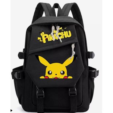 Mochila Escolar Bolsa Pikachu Pokémon Fofo Cute