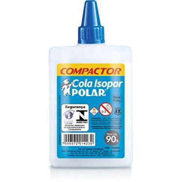 Imagem de Cola para Isopor Polar, Compactor 0908000, Multicor, Pacote de 12
