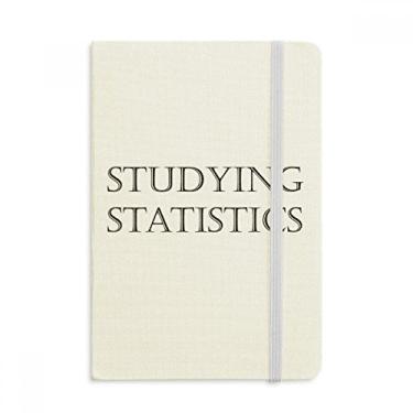 Imagem de Caderno de Estatísticas de Frases Curtas para Estatísticas de Tecido Oficial Capa Rígida Diário Clássico