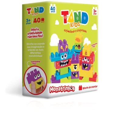 Imagem de Monstrinhos - Tand Kids - Blocos de Montar - 40 peças - Toyster Brinquedos