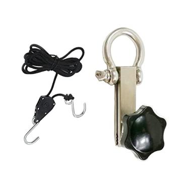 Imagem de Bothyi Ferramenta de reparo de Roda clipe de sobrancelha durável leve aço inoxidável serviço pesado pára-choque carro removedor de borda de porta para, Clipe com Corda