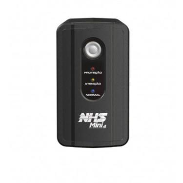 Imagem de Nobreak Mini 4 600va Memória Flash Interna Nhs Preto Bivolt
