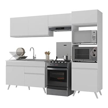 Imagem de Armário de Cozinha Compacta 4 peças Mp3693.891 Veneza Multimóveis Branco