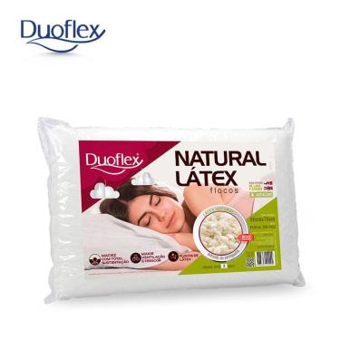 Imagem de Travesseiro Natural Látex Flocos Duoflex