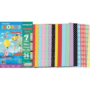 Imagem de Bloco Para Educação Artística 180g, Novaprint, Eco Cores, 230x320 mm, Textura Visual, 36 Folhas