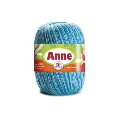 Imagem de Linha De Crochê E Tricô - Anne 500 - Cores Mesclas - 500 Metros - 100% Algodão - Círculo
