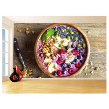 Imagem de Papel De Parede 3D Lanchonete Açai Na Tigela 3,5M Al362