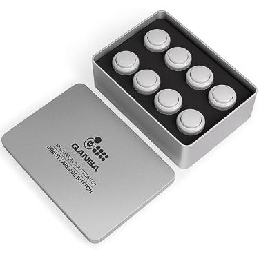 Imagem de QANBA Gravity LX 30mm Mechanical Pushbutton switch Button Arcade Buttons DIY Kit (Boxed） (Violet Grey A04)