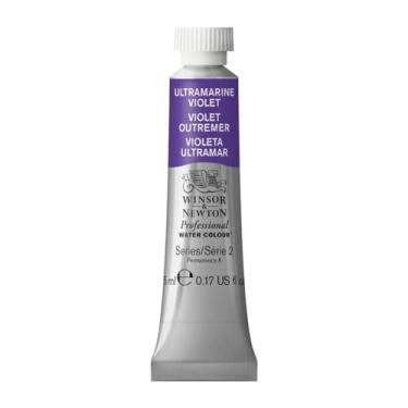 Imagem de Winsor & Newton Tinta profissional para aquarela, tubo de 4,8 g, violeta ultramarino