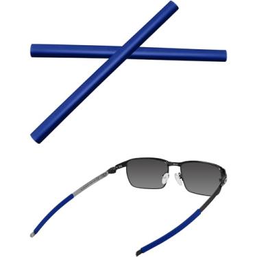 Imagem de Bwake Meias de substituição para óculos de sol Oakley Tincup/Tincup 0.5/Pitchman/Wheel House/Wheel House RX - azul marinho
